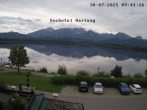 Archived image Webcam View from Seehotel Hartung to Hopfensee 09:00