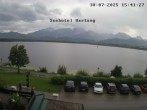 Archived image Webcam View from Seehotel Hartung to Hopfensee 15:00