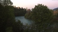 Archiv Foto Webcam Füssen: Blick auf den Lech 19:00
