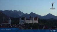 Archived image Webcam Füssen: High Palace 02:00