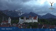 Archiv Foto Webcam Hohes Schloss in Füssen 02:00