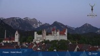 Archiv Foto Webcam Hohes Schloss in Füssen 04:00