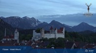 Archiv Foto Webcam Hohes Schloss in Füssen 00:00