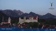 Archiv Foto Webcam Hohes Schloss in Füssen 04:00