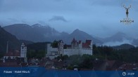 Archived image Webcam Füssen: High Palace 00:00