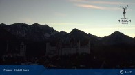 Archived image Webcam Füssen: High Palace 00:00