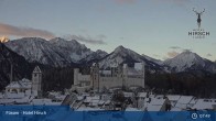 Archiv Foto Webcam Hohes Schloss in Füssen 07:00