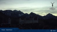 Archived image Webcam Füssen: High Palace 01:00