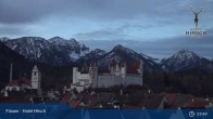 Archived image Webcam Füssen: High Palace 08:00