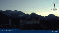 Archiv Foto Webcam Hohes Schloss in Füssen 00:00