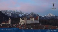 Archiv Foto Webcam Hohes Schloss in Füssen 06:00