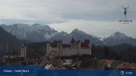 Archived image Webcam Füssen: High Palace 12:00