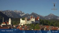 Archiv Foto Webcam Hohes Schloss in Füssen 07:00