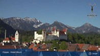 Archiv Foto Webcam Hohes Schloss in Füssen 08:00