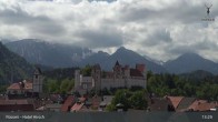 Archiv Foto Webcam Hohes Schloss in Füssen 12:00