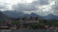 Archiv Foto Webcam Hohes Schloss in Füssen 14:00