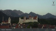 Archiv Foto Webcam Hohes Schloss in Füssen 04:00