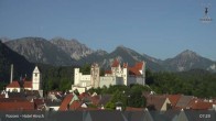 Archiv Foto Webcam Hohes Schloss in Füssen 06:00