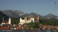 Archiv Foto Webcam Hohes Schloss in Füssen 07:00