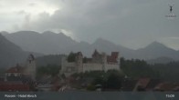 Archiv Foto Webcam Hohes Schloss in Füssen 14:00
