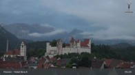 Archiv Foto Webcam Hohes Schloss in Füssen 04:00