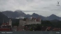 Archiv Foto Webcam Hohes Schloss in Füssen 06:00
