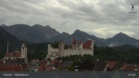 Archiv Foto Webcam Hohes Schloss in Füssen 07:00