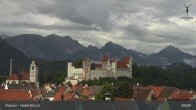 Archiv Foto Webcam Hohes Schloss in Füssen 08:00