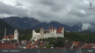Archiv Foto Webcam Hohes Schloss in Füssen 08:00