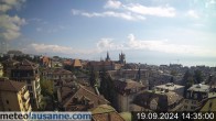 Archived image Webcam Lausanne - Lac Léman 13:00