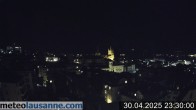 Archived image Webcam Lausanne - Lac Léman 23:00