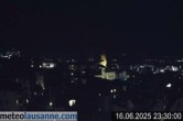 Archiv Foto Webcam Lausanne 23:00