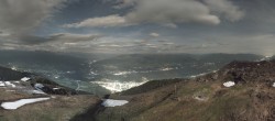 Archived image Webcam Goldeck ski resort: Panoramic view 23:00