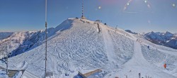 Archived image Webcam Goldeck ski resort: Panoramic view 13:00