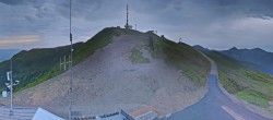 Archiv Foto Webcam Panoramablick Goldeck 19:00