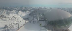 Archiv Foto Webcam Kaffeehaus am Pitztaler Gletscher 09:00