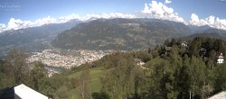 Archiv Foto Webcam Bozen - Panorama Gasthof Kohlern 09:00