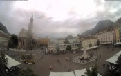 Archiv Foto Webcam Bozen - Panorama Waltherplatz 13:00
