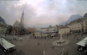 Archiv Foto Webcam Bozen - Panorama Waltherplatz 09:00