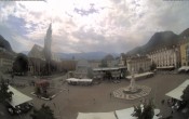 Archiv Foto Webcam Bozen - Panorama Waltherplatz 13:00
