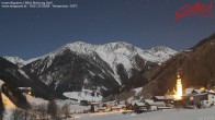 Archiv Foto Webcam Innervillgraten - Blick Richtung Dorf 23:00