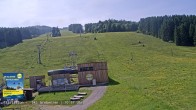 Archiv Foto Webcam Grebenzen: Blick auf Sessellift und Piste 09:00