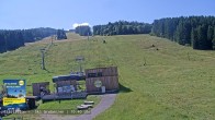 Archiv Foto Webcam Grebenzen: Blick auf Sessellift und Piste 09:00