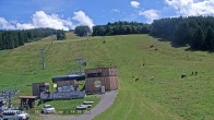 Archiv Foto Webcam Grebenzen: Blick auf Sessellift und Piste 13:00