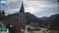 Archiv Foto Webcam Basilika Mariazell 11:00