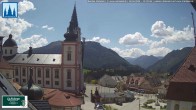 Archived image Webcam Basilica in Mariazell 11:00
