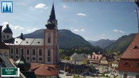 Archiv Foto Webcam Basilika Mariazell 09:00