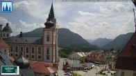 Archiv Foto Webcam Basilika Mariazell 13:00