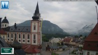 Archived image Webcam Basilica in Mariazell 17:00