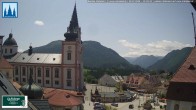 Archiv Foto Webcam Basilika Mariazell 11:00